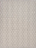 Nourison Reversible Indoor Outdoor RVB01 Machine Made Loom-woven Borderless Design Indoor/Outdoor Modern Outdoor Rug Grey, Grey 89% Polypropylene,11% Polyester 99446974310