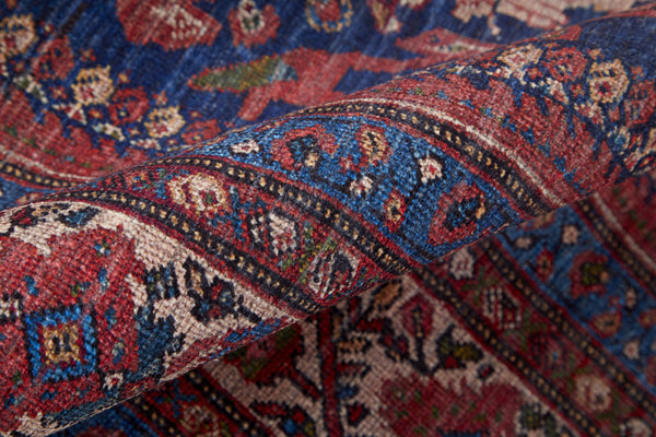 Feizy Rugs Rawlins Vintage-inspired Machine Made Polyester Low Pile Oriental Rug - Timeless Elegance For Any Space Red,Blue,Tan Polyester Rln39hgfnvymltf71
