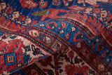 Feizy Rugs Rawlins Polyester Machine Made Vintage Rug Red/Blue/Tan 7'-10" x 9'-10"