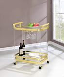 Steve Silver Aerin Server Cart w/Casters AE100CAS