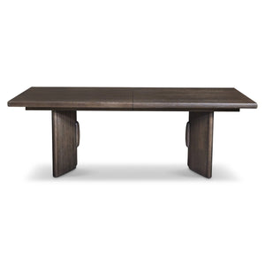 Bernhardt Bernhardt Geneve Wire-brushed Oak Dining Table with Architectural Base Seats Eight K2291