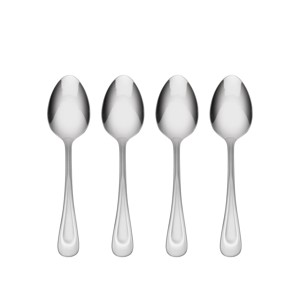 Lenox Oneida Satin Sand Dune Everyday Flatware Dinner Spoons, Set of 4 Metallic, STAINLESS METAL B641004C