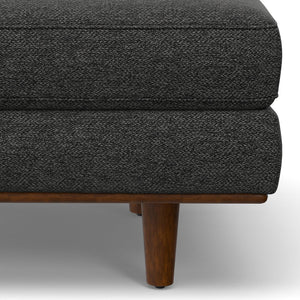 English Elm Morrison Large Rectangular Ottoman In Eco-Friendly Charcoal Grey - Versatile Comfort & Style! B136P159247
