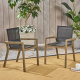 Christopher Knight Home® Belfast Outdoor Dining Chairs, Set of 2  - Stylish, Durable, Modern - Easy Assembly