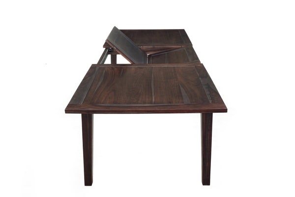 Porter Designs Porter Fall River Solid Sheesham Wood Pop-up Dining Table - Elegant, Eco-friendly Design, Brown Finish Brown Wood 07-117-01-4996