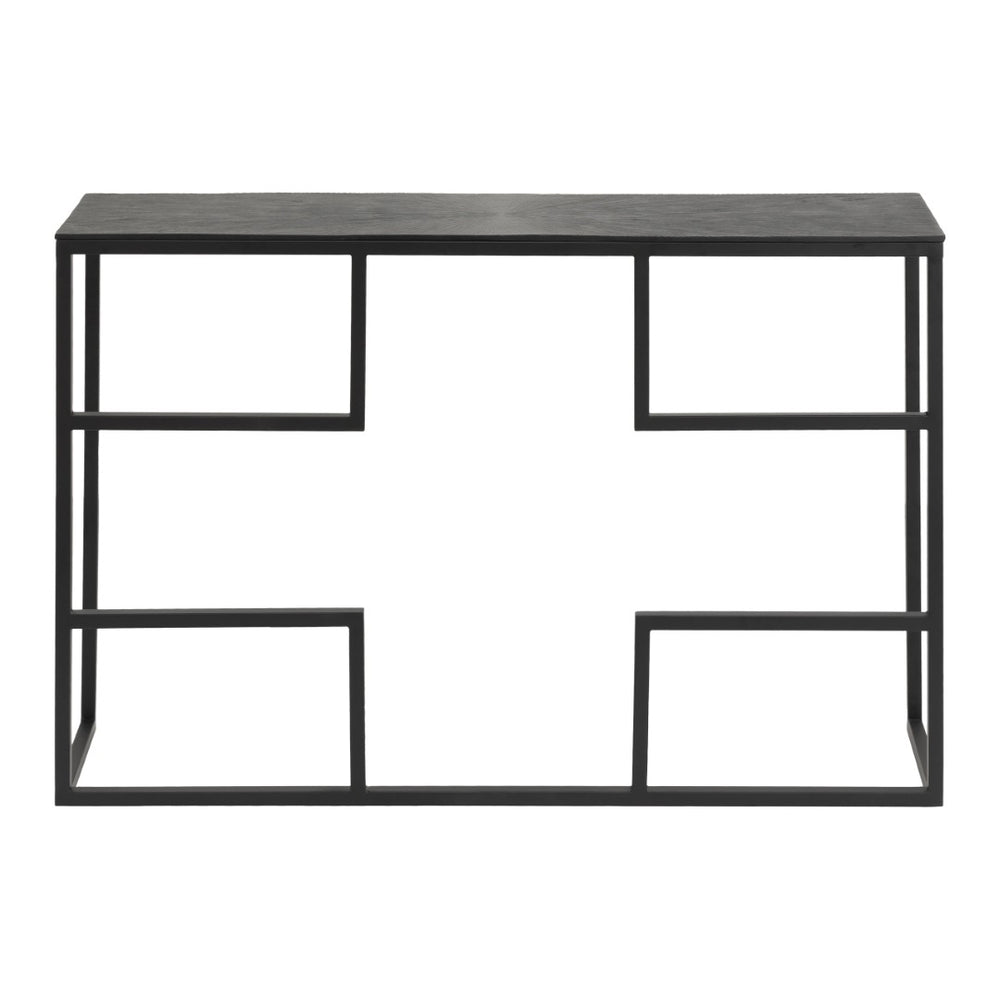 Atlas Aperio Console Table - Sculptural Iron & Aluminium Design, Modern Geometric Style for Narrow Spaces TA11005-01