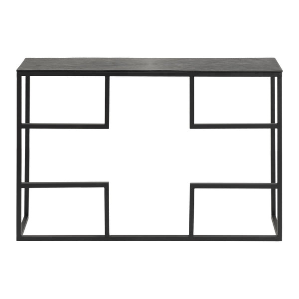 Atlas Aperio Console Table - Sculptural Iron & Aluminium Design, Modern Geometric Style for Narrow Spaces TA11005-01
