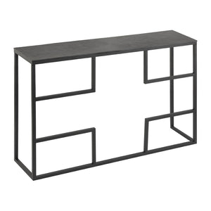 Atlas Aperio Console Table - Sculptural Iron & Aluminium Design, Modern Geometric Style for Narrow Spaces TA11005-01