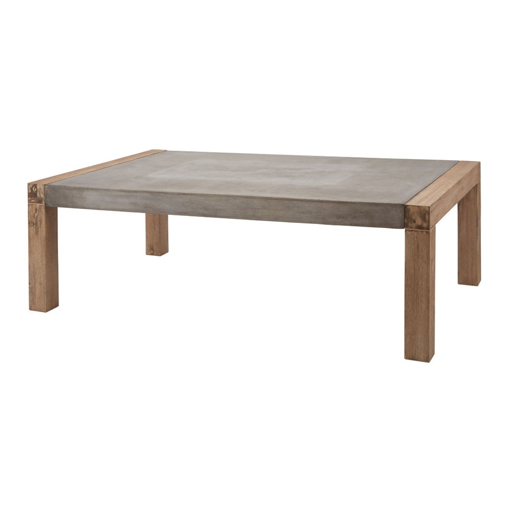 Atlas Arctic Coffee Table - Modern Polished Concrete Design for Stylish Living Rooms and Office Spaces TA11006-01