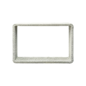 Atlas Bartlett Console Table - Modern Shoji White Design with Seagrass Frame for Entryways & Hallways TA11010-01