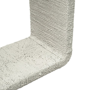 Atlas Bartlett Console Table - Modern Shoji White Design with Seagrass Frame for Entryways & Hallways TA11010-01