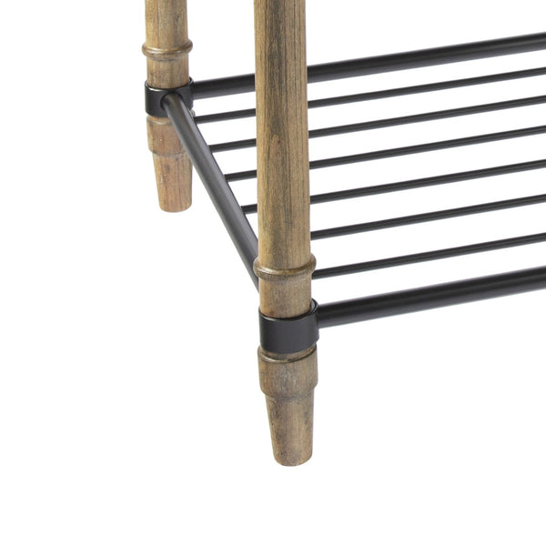 Atlas Beacon Hill Accent Table - Rustic Natural Wood, Versatile Storage & Stylish Design for Any Room TA11011-01