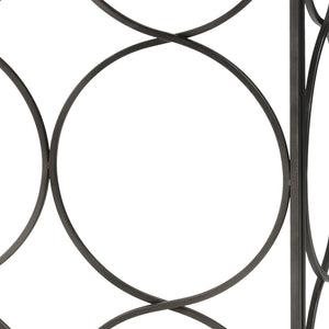 Atlas Billings Console Table - Stylish Open-Frame Design in Aged Pewter with Warm Wood Top for Versatile Use TA11016-01