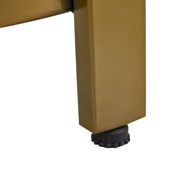 Atlas Blain Console Table - Elegant Brass Frame with Glass Shelves for Stylish Entryway & Living Room Decor TA11018-01