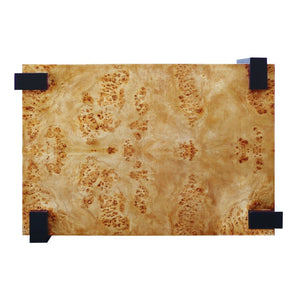 Atlas Bromo Coffee Table - Modern Natural Burl Design with Sturdy Hardwood Legs for Chic Living Spaces TA11025-01