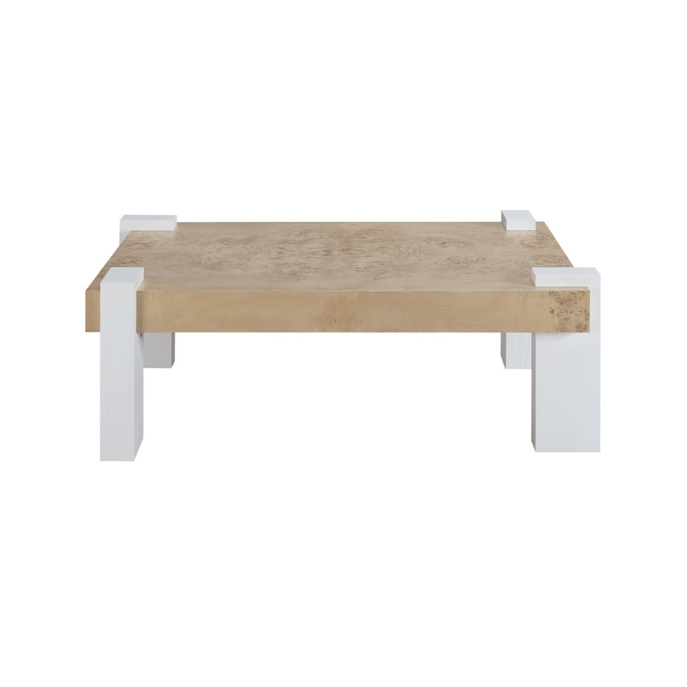 Atlas Bromo Coffee Table - Artisan Crafted Bleached Burl with Modern Design for Stylish Living Spaces TA11025-02