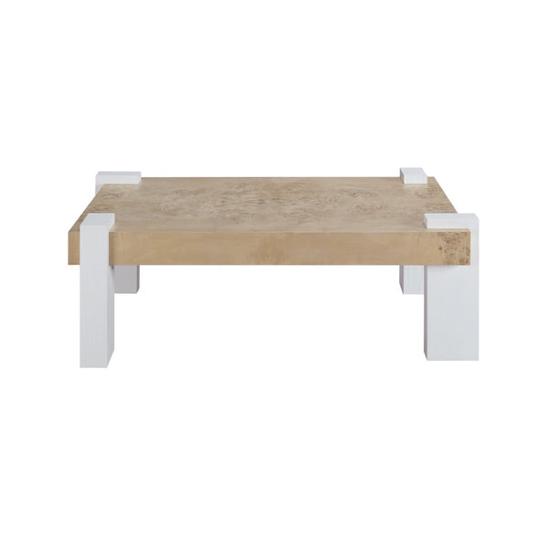 Atlas Bromo Coffee Table - Artisan Crafted Bleached Burl with Modern Design for Stylish Living Spaces TA11025-02