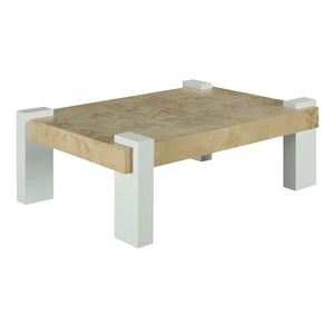 Atlas Bromo Coffee Table - Artisan Crafted Bleached Burl with Modern Design for Stylish Living Spaces TA11025-02