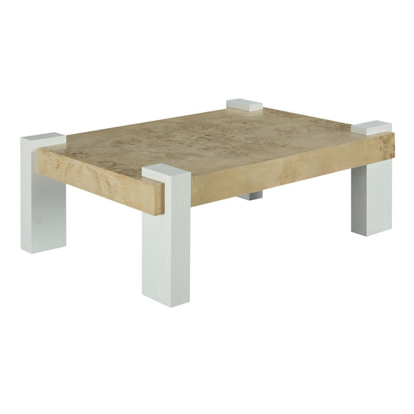 Atlas Bromo Coffee Table - Artisan Crafted Bleached Burl with Modern Design for Stylish Living Spaces TA11025-02