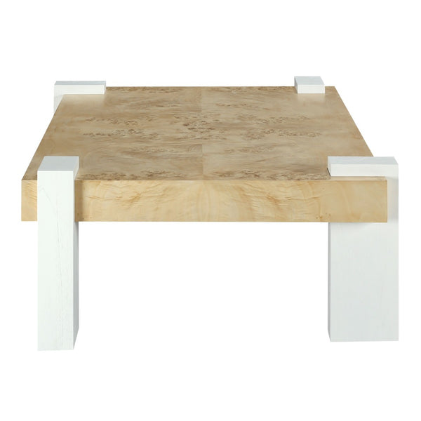 Atlas Bromo Coffee Table - Artisan Crafted Bleached Burl with Modern Design for Stylish Living Spaces TA11025-02