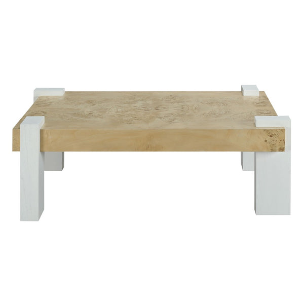 Atlas Bromo Coffee Table - Artisan Crafted Bleached Burl with Modern Design for Stylish Living Spaces TA11025-02