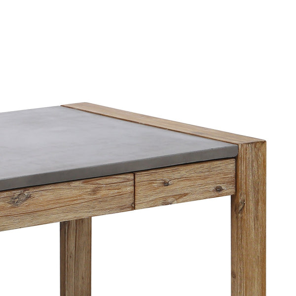 Atlas Brooklyn Heights Desk – Modern Polished Concrete Workspace for Home Office, Study & Living Areas TA11027-01