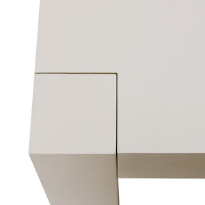 Atlas Calamar Console Table – Sleek Parsons Design Ideal for Entryways, Hallways, or Compact Spaces White TA11032-01