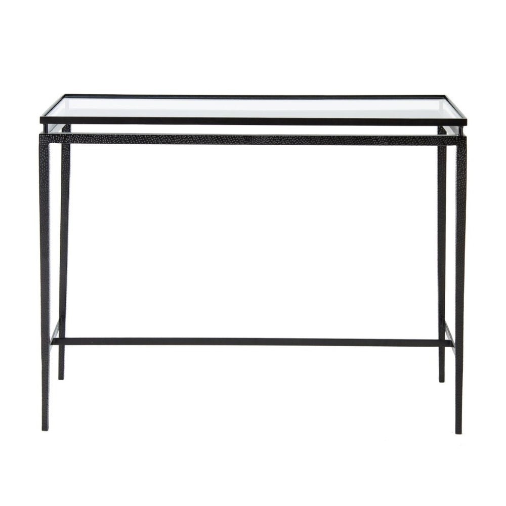 Atlas Canyon Console Table - Sleek Modern Design with Hammered Metal Finish for Entryway & Living Room Decor TA11034-01