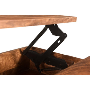 Atlas Carey Coffee Table – Versatile Lift-Top Design with Rustic Mango Wood & Hidden Storage for Style TA11035-01
