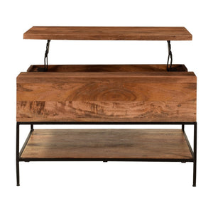 Atlas Carey Coffee Table – Versatile Lift-Top Design with Rustic Mango Wood & Hidden Storage for Style TA11035-01