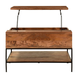 Atlas Carey Coffee Table – Versatile Lift-Top Design with Rustic Mango Wood & Hidden Storage for Style TA11035-01