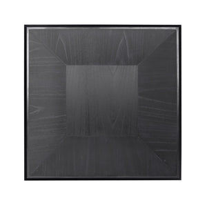 Atlas Checkmate Coffee Table - Modern Square Design with Glass Top & Marble Shelf for Stylish Living Rooms TA11041-01