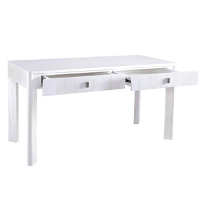 Atlas Checkmate Console Table - Modern White Entryway Furniture with Storage & Stylish Angled Legs TA11042-01