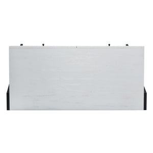 Atlas Checkmate Desk - Modern White Writing Desk with Cantilevered Top & Hidden Storage for Small Spaces TA11043-01