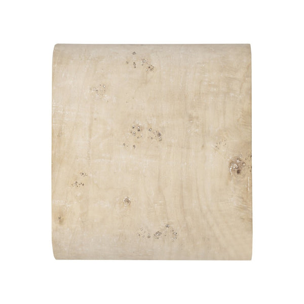 Atlas Clip Accent Table - Elegant White Burl Design for Modern Living Spaces, Easy to Move and Style TA11047-01
