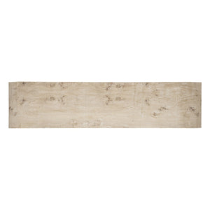Atlas Clip Console Table - Modern White Burl Design for Stylish Entryways and Slim Spaces TA11049-01