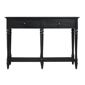 Atlas Conrad Console Table in Kettle Black - Sleek Design with Elegant Storage for Any Space! TA11051-01