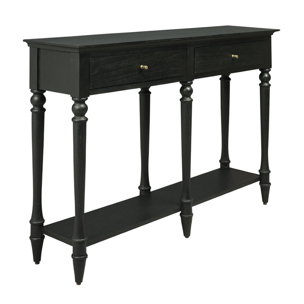 Atlas Conrad Console Table in Kettle Black - Sleek Design with Elegant Storage for Any Space! TA11051-01