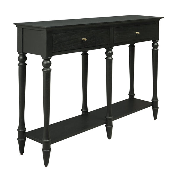 Atlas Conrad Console Table in Kettle Black - Sleek Design with Elegant Storage for Any Space! TA11051-01