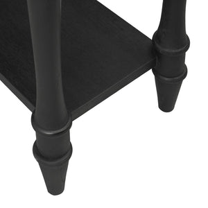 Atlas Conrad Console Table in Kettle Black - Sleek Design with Elegant Storage for Any Space! TA11051-01