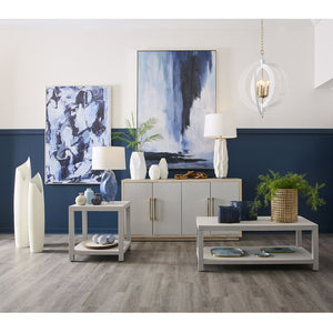 Atlas Crystal Bay Coffee Table – Stylish Rectangular Centerpiece with Storage for Coastal Living Spaces TA11059-01