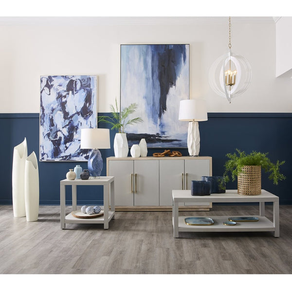 Atlas Crystal Bay Coffee Table – Stylish Rectangular Centerpiece with Storage for Coastal Living Spaces TA11059-01