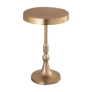 Atlas Dalloway Accent Table - Luxe Gold Finish with Timeless Pedestal Design for Stylish Home Decor TA11063-01