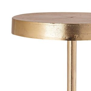 Atlas Dalloway Accent Table - Luxe Gold Finish with Timeless Pedestal Design for Stylish Home Decor TA11063-01
