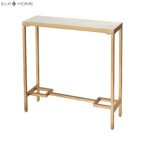 Atlas Equus Console Table – Elegant Gold Leaf Design for Stylish Entryways and Hallways, Space-Saving Solution Small Gold Leaf TA11071-01