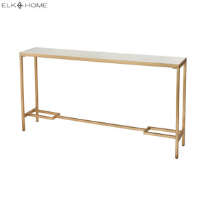 Atlas Equus Console Table – Elegant Gold Leaf Design for Stylish Entryways and Hallways, Space-Saving Solution Tall Gold Leaf TA11072-01