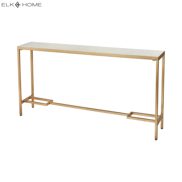 Atlas Equus Console Table – Elegant Gold Leaf Design for Stylish Entryways and Hallways, Space-Saving Solution Tall Gold Leaf TA11072-01