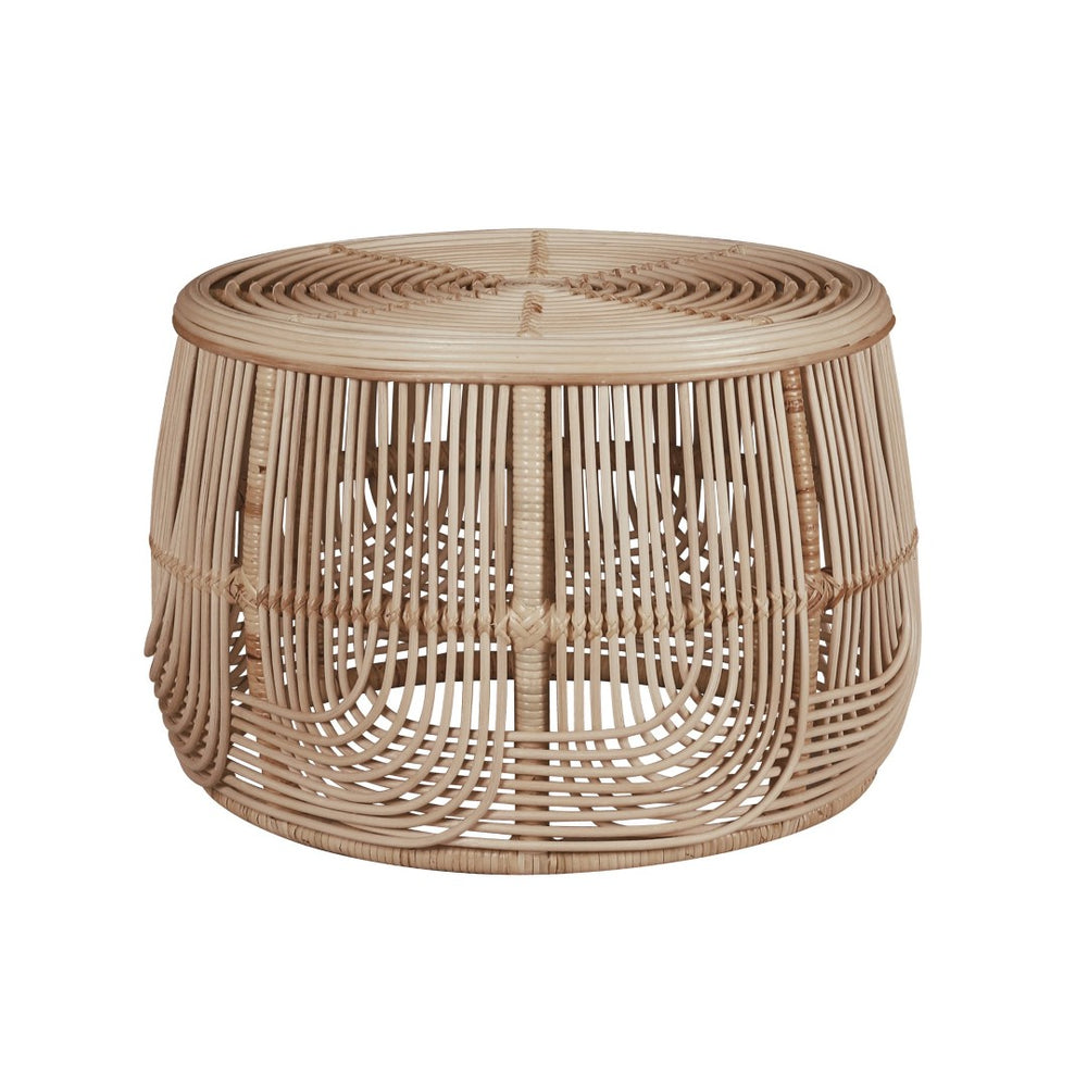Atlas Etna Coffee Table - Handwoven Rattan Accent Table with Coastal Charm for Stylish Living Spaces TA11074-01