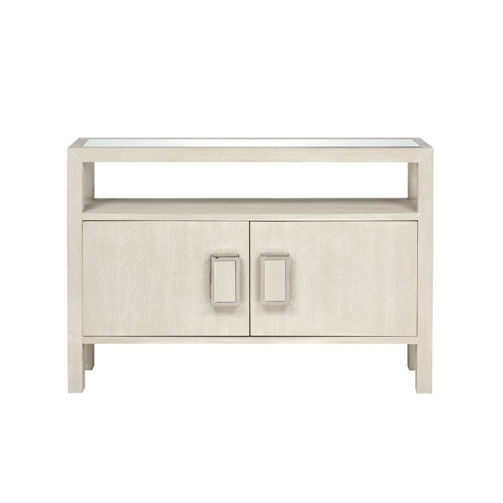 Atlas Hawick Console Table - Elegant Weathered White Design with Versatile Storage for Any Space TA11093-01