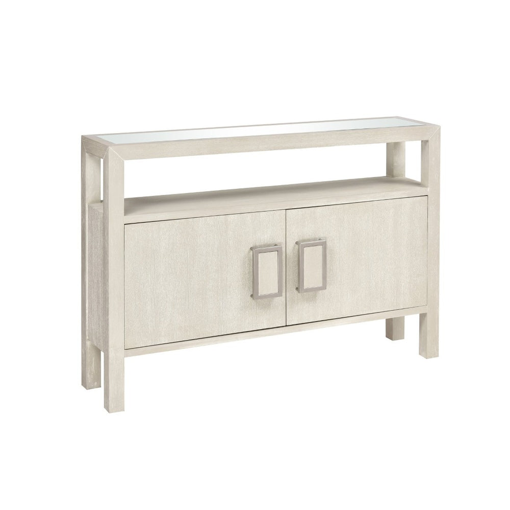 Atlas Hawick Console Table - Elegant Weathered White Design with Versatile Storage for Any Space TA11093-01